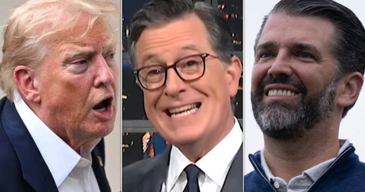 Stephen Colbert Trolls 'Fart Machine' Trump After Don Jr.'s Post