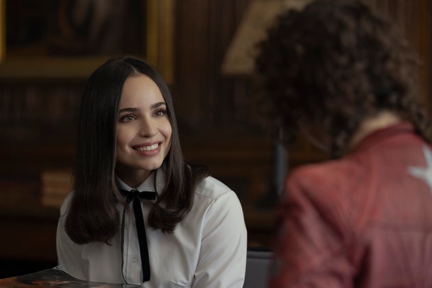Sofia Carson as Anna in My Oxford Year.