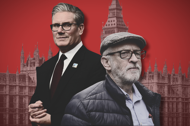 Keir Starmer and Jeremy Corbyn
