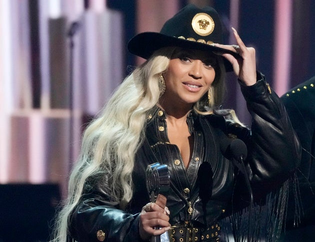 Beyonce accepts the Innovator Award during the iHeartRadio Music Awards, April 1, 2024, at the Dolby Theatre in Los Angeles. (AP Photo/Chris Pizzello, File)