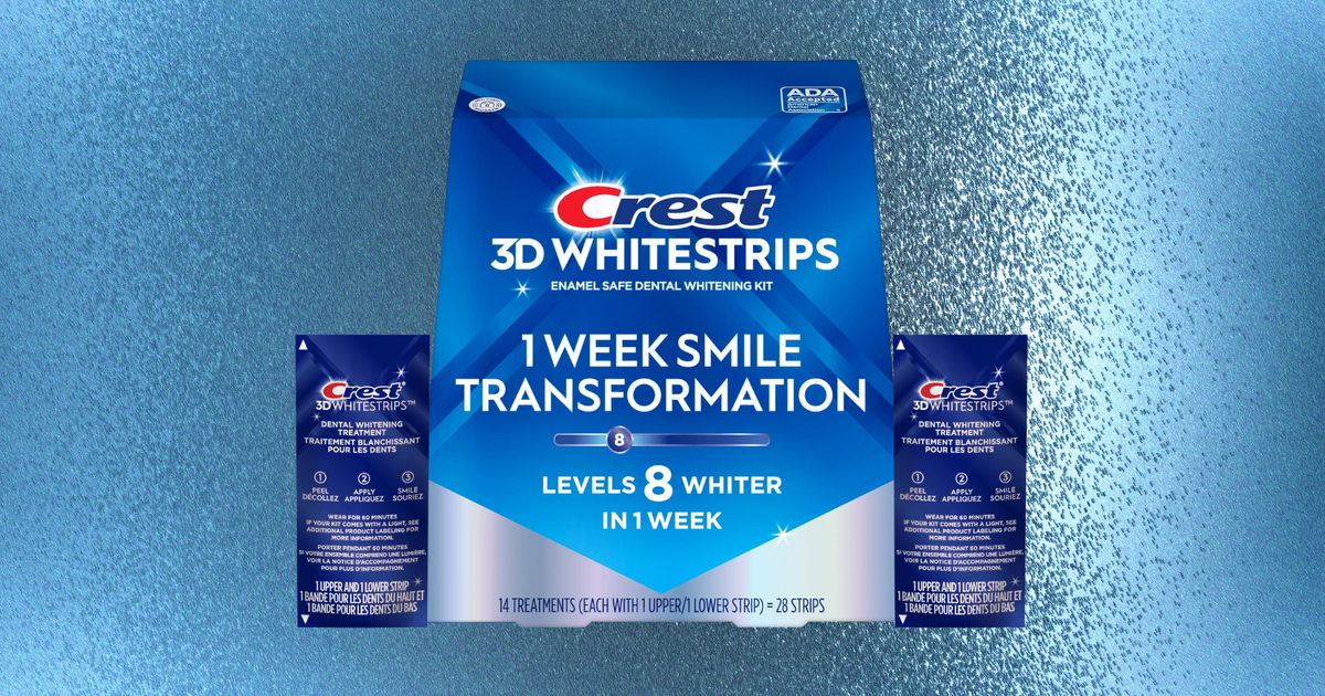 These Crest Whitestrips Are Only  Right Now, And The Results Speak For Themselves