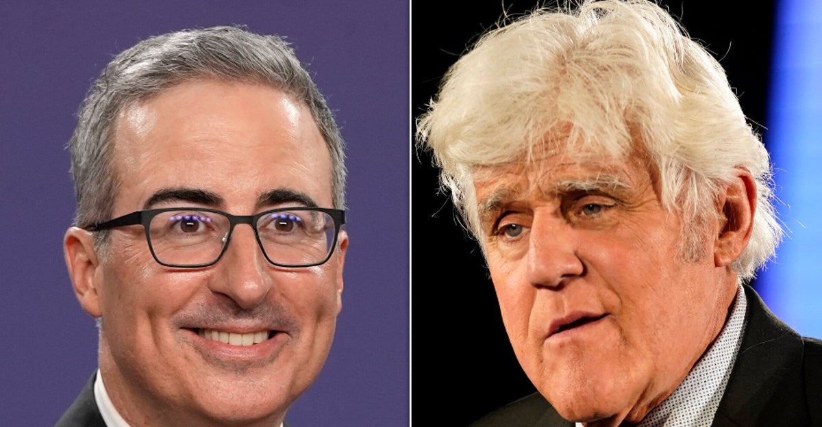 John Oliver Shares His Blunt Reaction To Jay Leno’s Politics-In-Comedy Advice