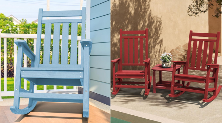 Weatherly Rocking Chair These Comfortable Outdoor Rocking Chairs Are Under $100 Right Now ...