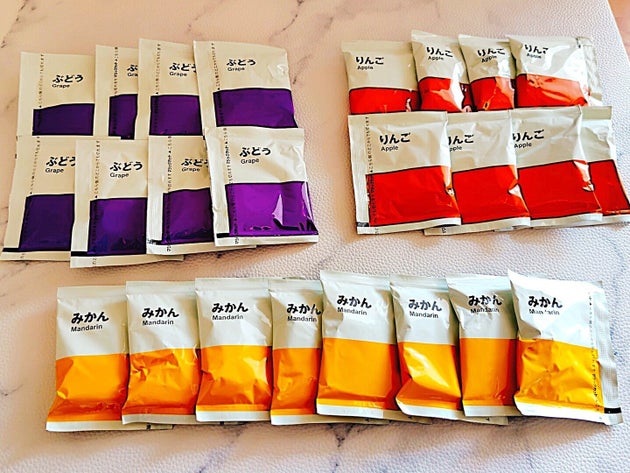 無印良品 冷やしておいしい 果汁100%ゼリー 3種のフルーツ