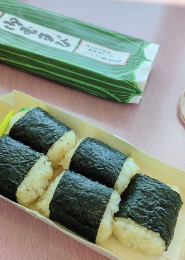 「むさし」の俵むすびのお弁当