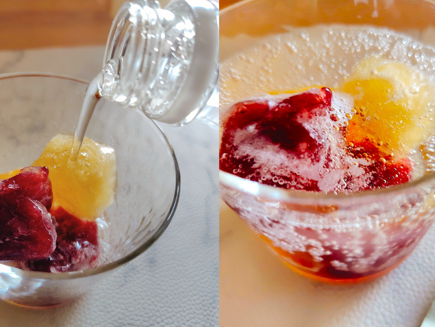 無印良品 冷やしておいしい 果汁100%ゼリー 3種のフルーツ