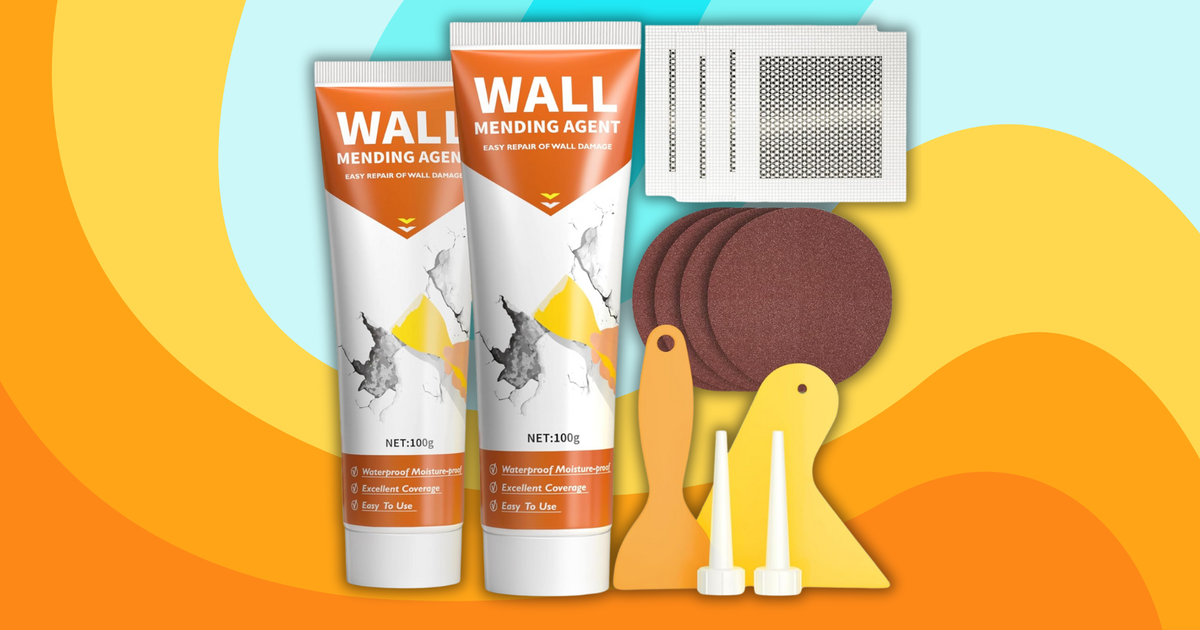 This $10 Drywall Repair Kit Fixes Holes, Cracks And More