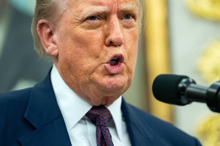 Trump Snaps At Reporters Over Epstein Question | HuffPost UK Politics