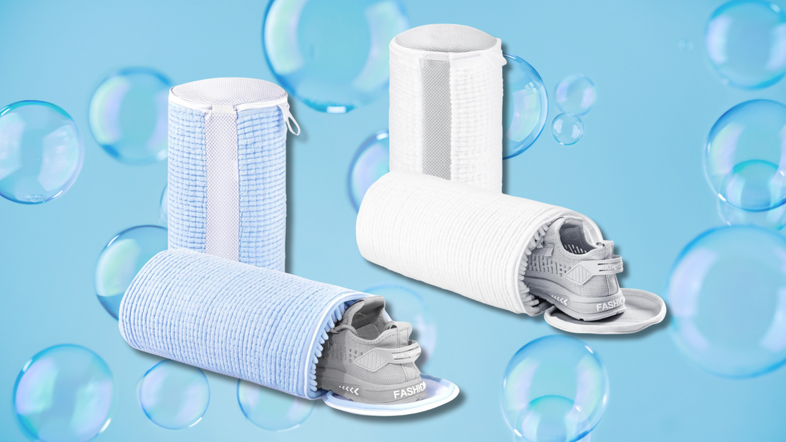 These Washing Machine Bags Revive Old Dirty Shoes