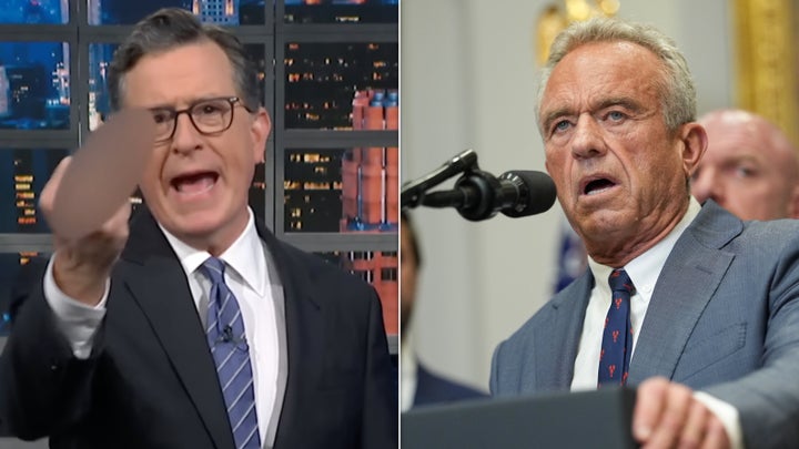 Stephen Colbert and RFK Jr.
