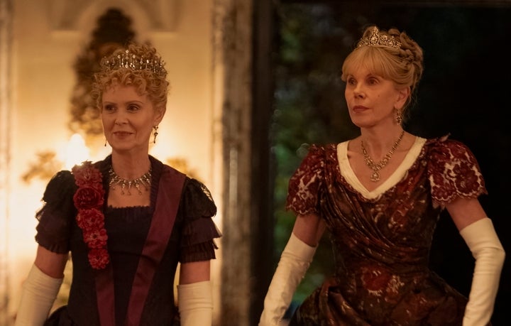 Cynthia Nixon (left) and Christine Baranski in "The Gilded Age."