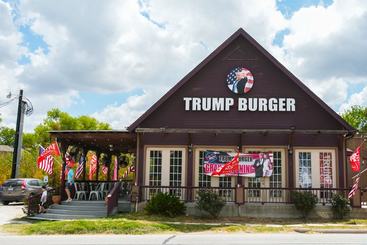 The founder of Trump Burger said that "90 percent" of the "shit" federal officials have said about him is "not true."