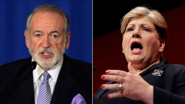 Mike Huckabee and Emily Thornberry