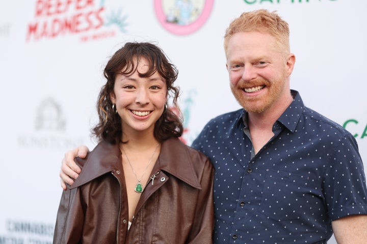 Aubrey Anderson-Emmons (left) and Jesse Tyler Ferguson (right) on May 30, 2024, in Los Angeles.