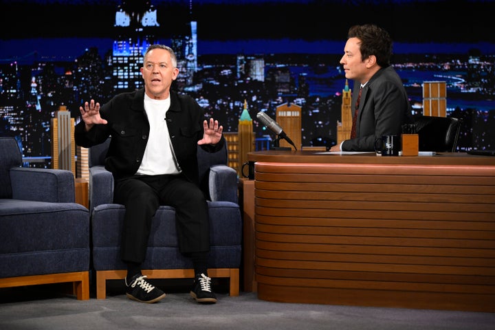 Greg Gutfeld as a guest on the “Tonight Show.” 