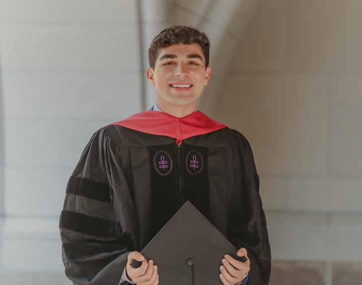 The author at Harvard Law School graduation