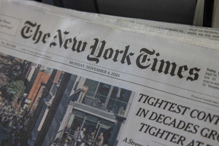 The New York Times newspaper uses a similar font in its masthead.