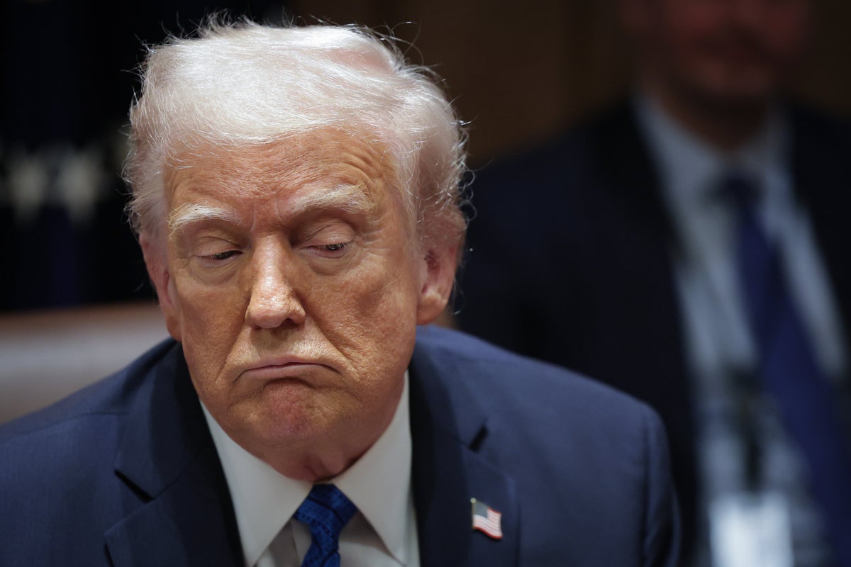 President Trump Attends Ambassador Meeting In White House Cabinet Room