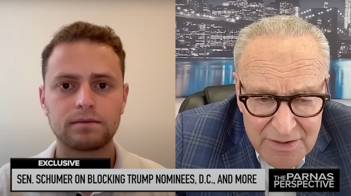 Chuck Schumer Gives Defiant 3-Word Response When Asked About Trump's D.C. Takeover