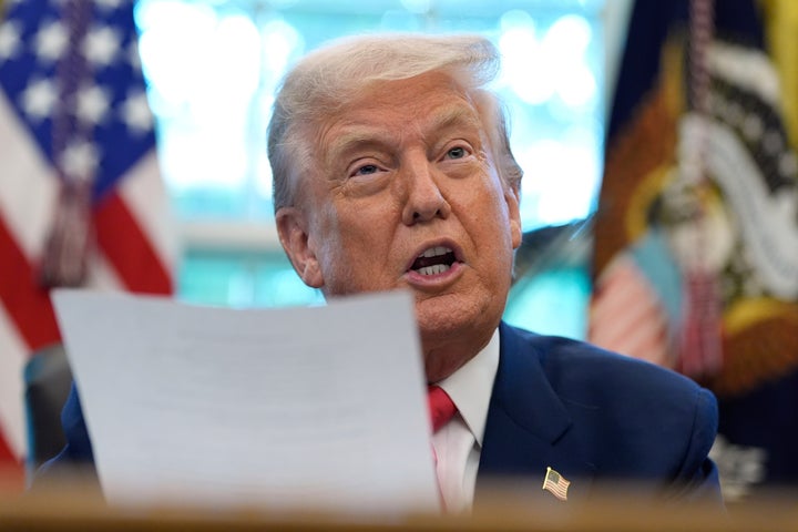 The representative Dan Goldman said that President Donald Trump, above, is 