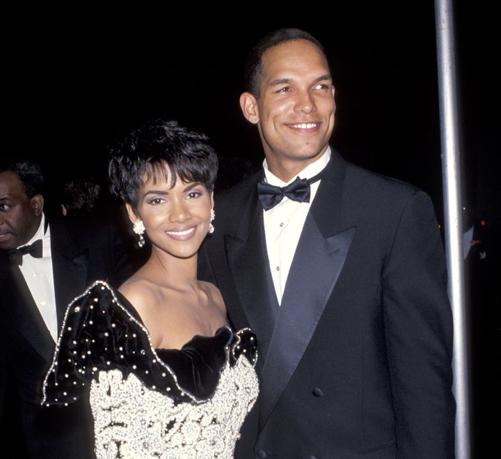 Halle Berry, left, and David Justice were married from 1993 to 1996.