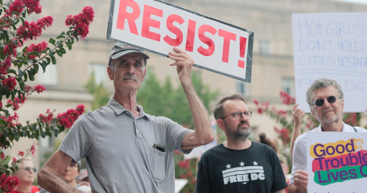 'D.C. Is Ours': Residents Vow To Fight Trump's Takeover Of City's Police