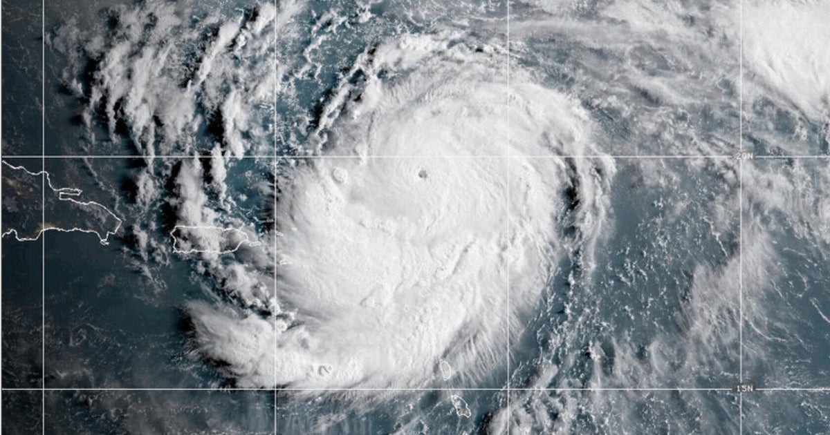 Hurricane Erin Explodes In Strength To A Category 5 Storm In The Caribbean