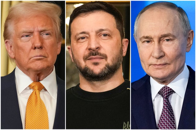 Trump, Zelenskyy and Putin.