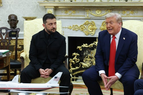 Trumps Body Language Signals During Zelenskyy Visit | HuffPost Life