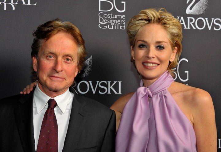 Sharon Stone says 2 Michael Douglas and Sharon Stone are represented together on February 17, 2009 in Beverly Hills, California.