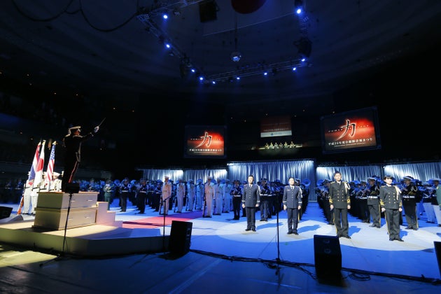 日本武道館で行われた「自衛隊音楽まつり」＝2013年11月15日