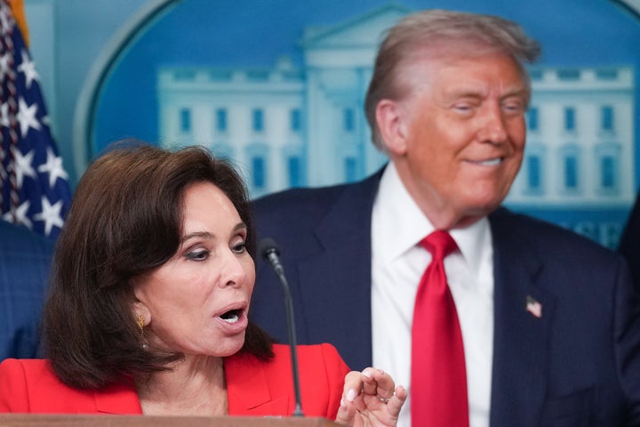 Jeanine Pirro 1 The US prosecutor of the district of Columbia, Jeanine Pirro, delivers comments with the president of the United States, Donald Trump, during a press conference in the report room of the press James S. Brady of the White House on August 11, 2025 in Washington, DC.