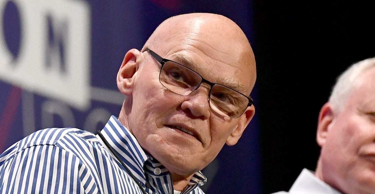 James Carville Scolds Democrats For Pushing This 2-Word Message James Carville Scolds Democrats For Pushing This 2-Word Message