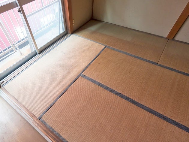 畳に発生したカビは、特に水拭きNG