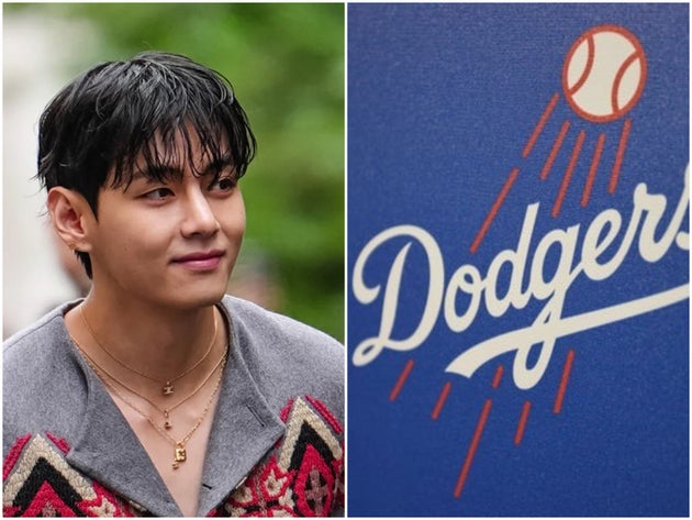 BTSのVが、ドジャースの始球式に登場する