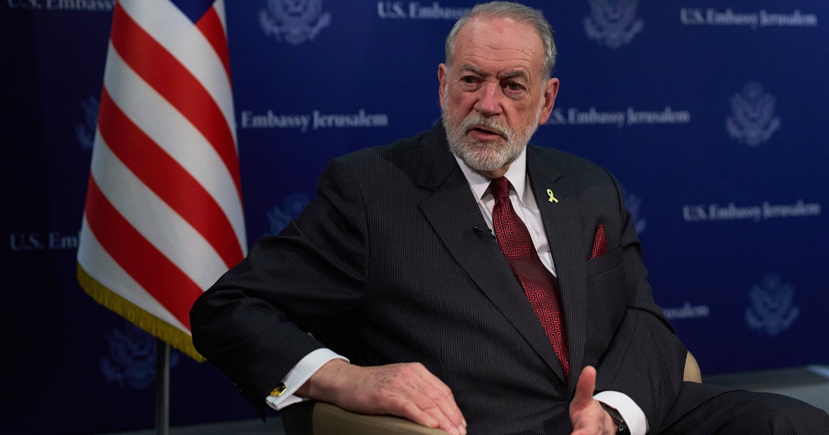 Huckabee Blames Europe For Breakdown In Israel-Gaza Ceasefire Talks