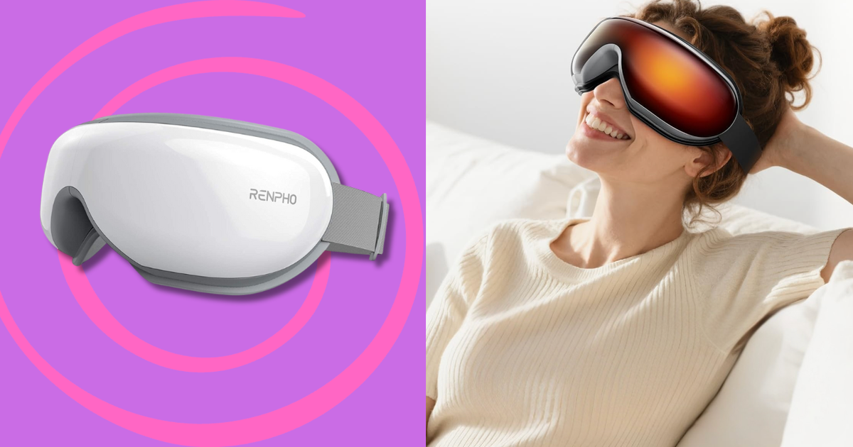 This Cordless Heated Eye Mask For Dry Eyes Is On Sale
