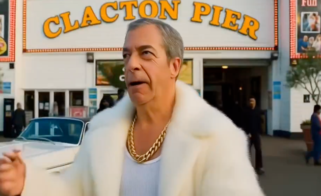 A clip from the AI video.