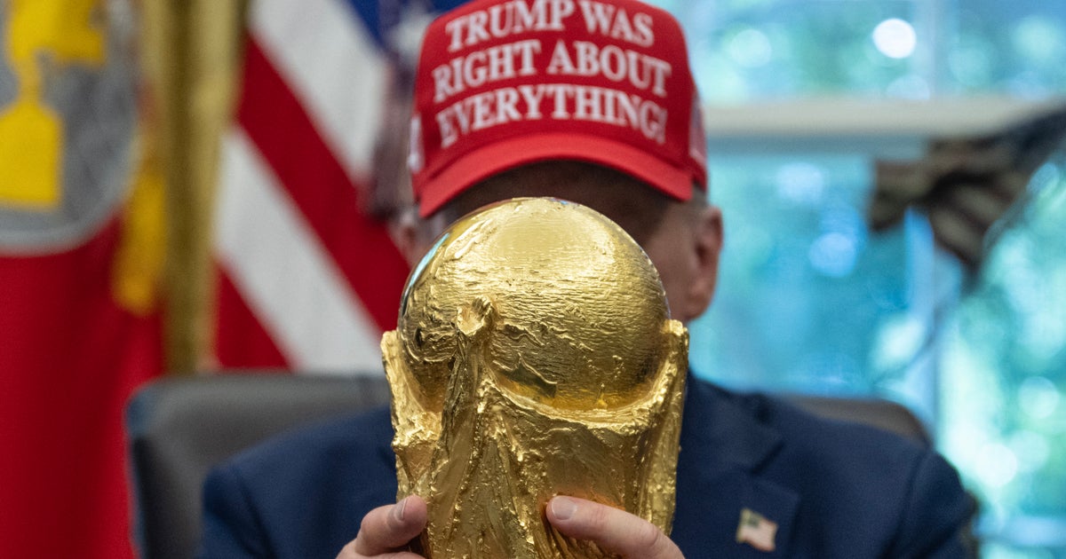 Donald Trump Makes Most Trumpian Ask After Being Handed World Cup Trophy