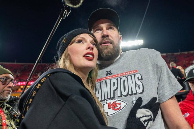 The future appears to be looking up for Taylor Swift (left) and Travis Kelce (right) after they announced their engagement.
