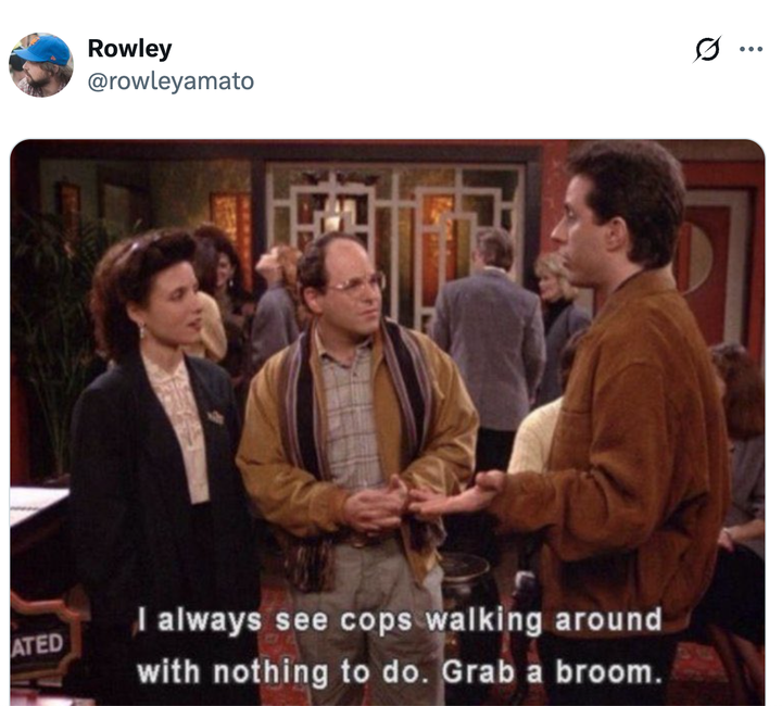 Trump spinned hilariously for making the National Guard reach DC and collects garbage 9 Screen capture @rowleyamato via x