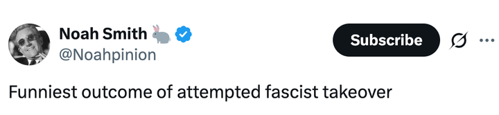 Trump spinned hilariously for making the National Guard reach DC and collects garbage 11 Screen capture @noahpinion through x