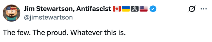 Trump spinned hilariously for making the National Guard reach DC and collects garbage 10 Screen capture @jimstewartson through x