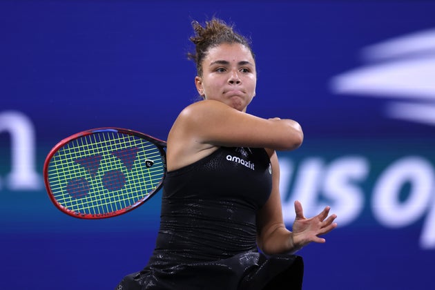 アメリカ・ニューヨークで開かれたテニス全米オープン女子シングルスに出場したイタリアのジャスミン・パオリーニ選手（2025年8月24日）