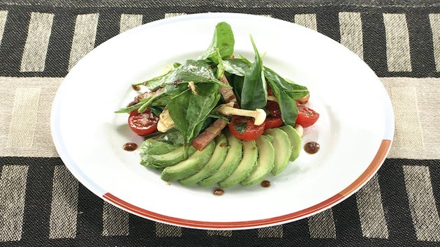 ジンジャードレッシングのサラダ