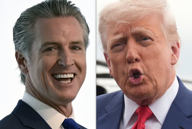 Gavin Newsom, Donald Trump