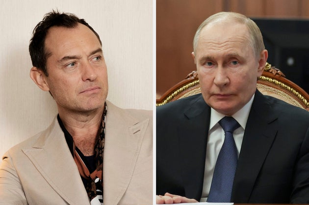 Jude Law and Vladimir Putin