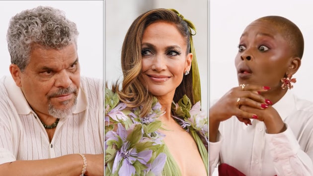 Luis Guzmán's take on working with Jennifer Lopez, center, left his co-star Joy Sunday, right, floored in a recent 