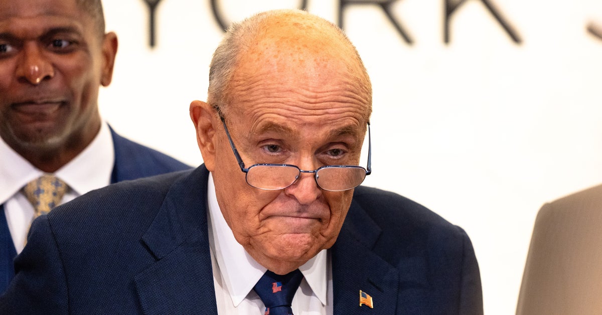 Rudy Giuliani Hospitalized After Car Wreck, Spokesperson Says