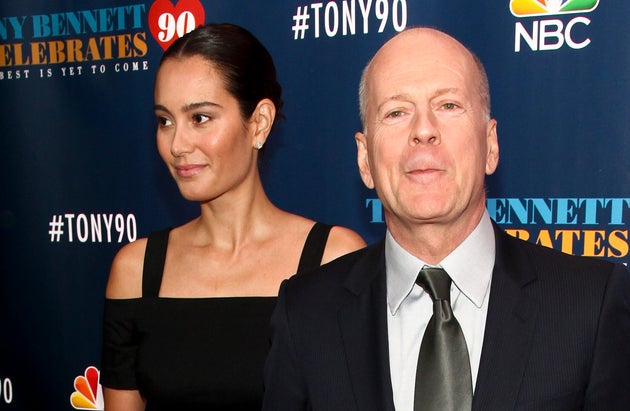 Emma Heming Willis and Bruce Willis in 2016
